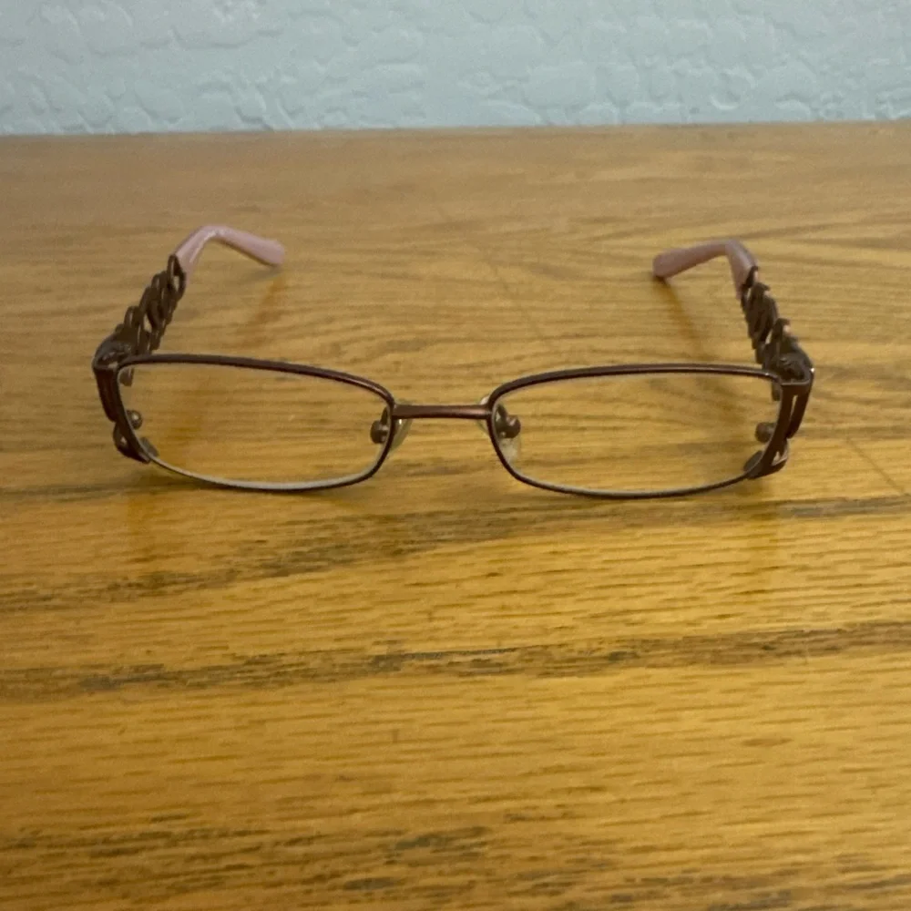 LAURA ASHLEY Girls Sweetheart Glasses Pink Brown 47-15-120 Frames Only